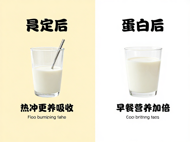 晨起空腹喝蛋白粉,热水冲更易吸收,早餐营养加倍