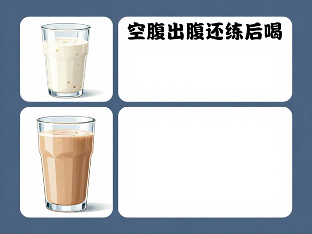 晨起空腹喝还是练后喝?按全天蛋白分配,选对场景才长肉
