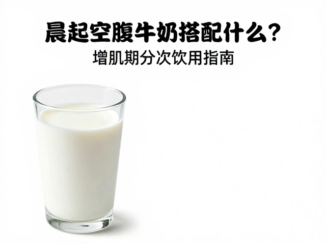 晨起空腹喝牛奶搭配什么?增肌期分次饮用指南