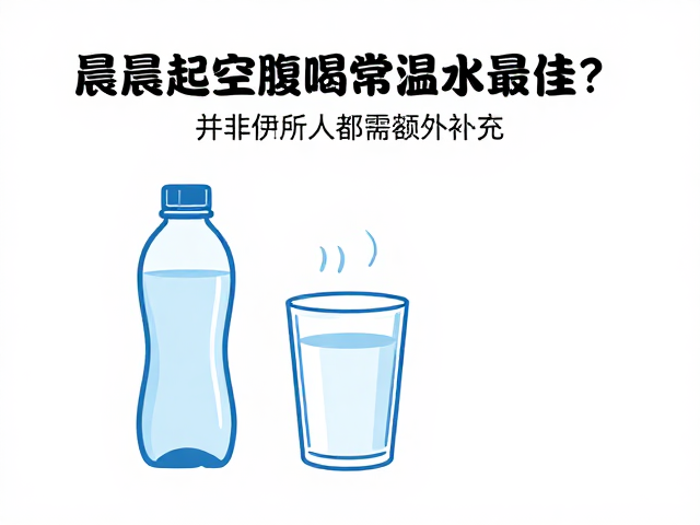 晨起空腹喝常温水最佳?并非所有人都需额外补充,揭秘适配场景