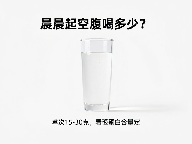 晨起空腹喝多少？单次15-30克，看蛋白含量定