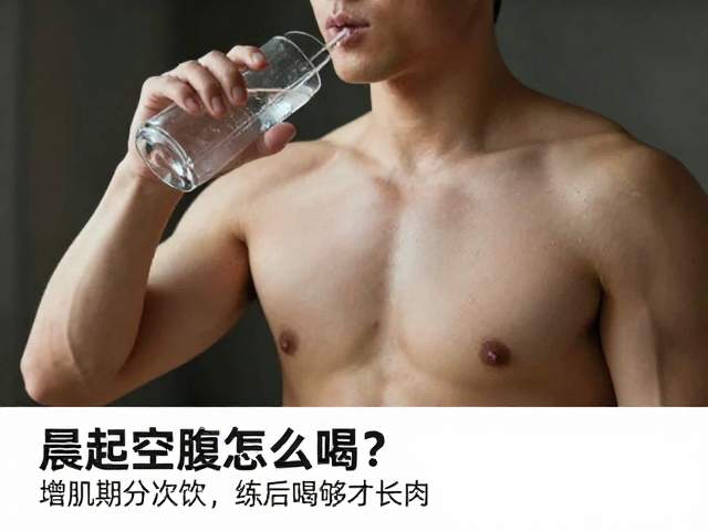 晨起空腹怎么喝?增肌期分次饮,练后喝够才长肉