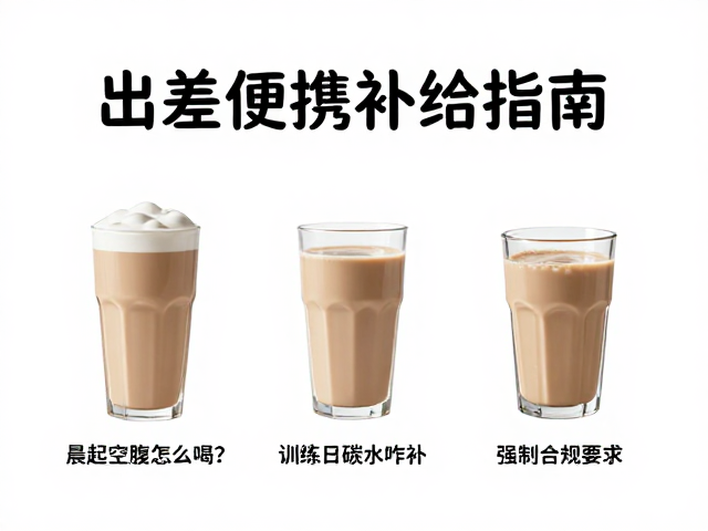 晨起空腹怎么喝?训练日碳水咋补?出差便携补给指南