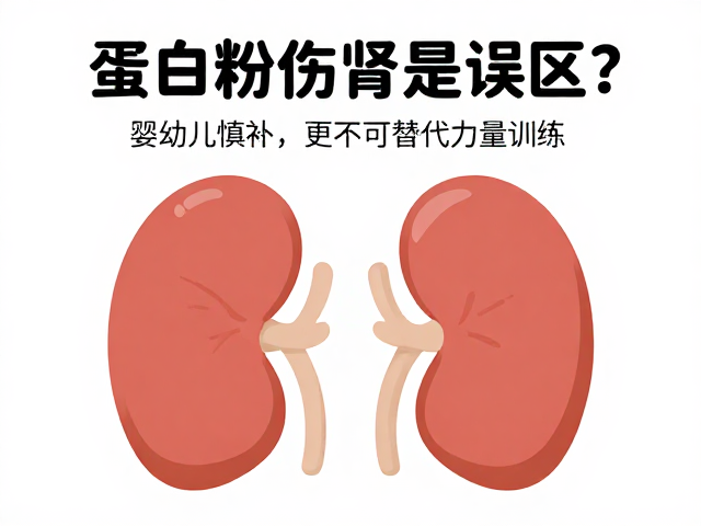 蛋白粉伤肾是误区?婴幼儿慎补,更不可替代力量训练