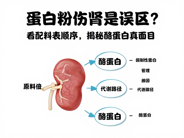 蛋白粉伤肾是误区?看配料表顺序,揭秘酪蛋白真面目