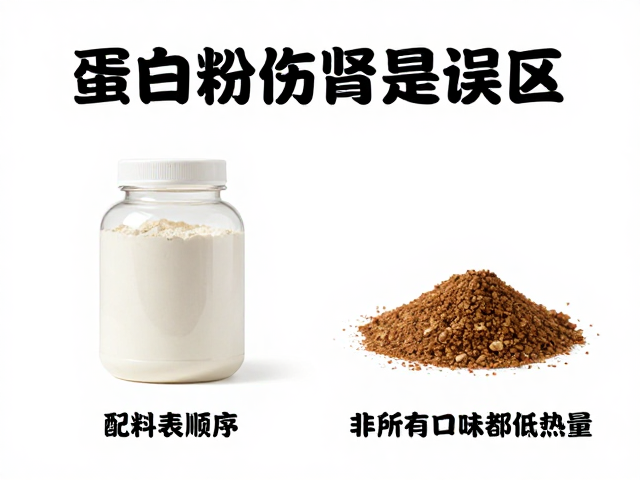蛋白粉伤肾是误区?看配料表顺序,并非所有口味都低热量