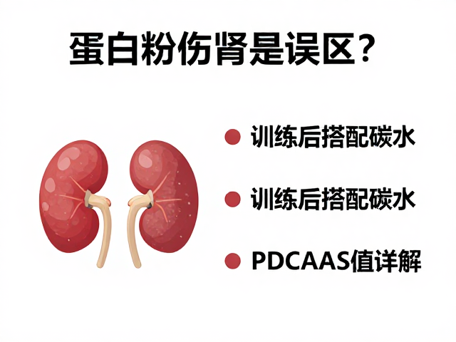 蛋白粉伤肾是误区?训练后搭配碳水,PDCAAS值详解