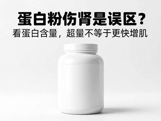 蛋白粉伤肾是误区？看蛋白含量，超量不等于更快增肌