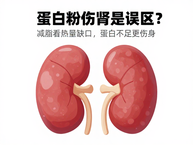 蛋白粉伤肾是误区?减脂看热量缺口,蛋白不足更伤身