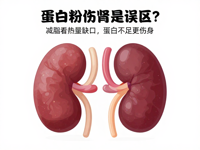 蛋白粉伤肾是误区？减脂看热量缺口，蛋白不足更伤身