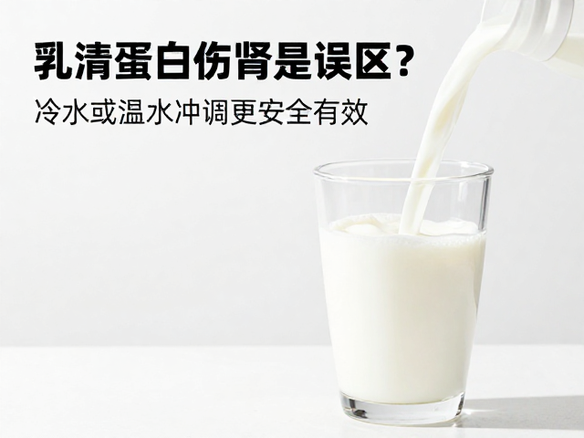 乳清蛋白伤肾是误区？冷水或温水冲调更安全有效