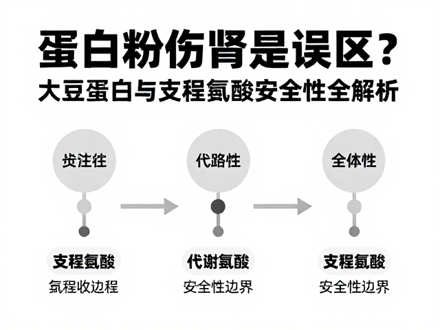 蛋白粉伤肾是误区?大豆蛋白与支链氨基酸安全性全解析