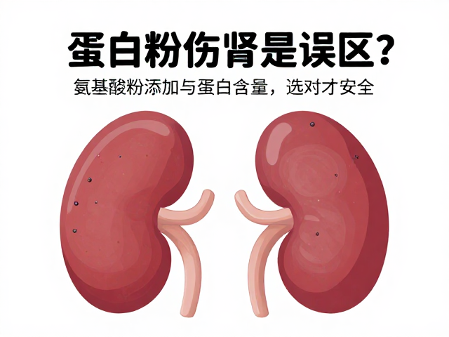 蛋白粉伤肾是误区？看氨基酸粉添加与蛋白质含量，选对才安全