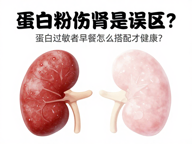蛋白粉伤肾是误区？蛋白过敏者早餐怎么搭配才健康？