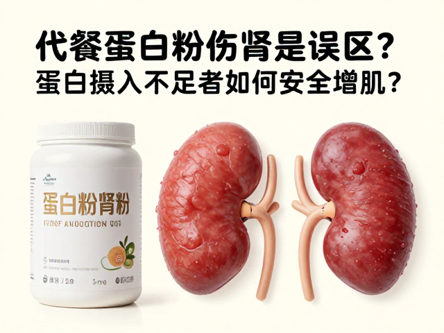 代餐蛋白粉伤肾是误区？蛋白摄入不足者如何安全增肌？