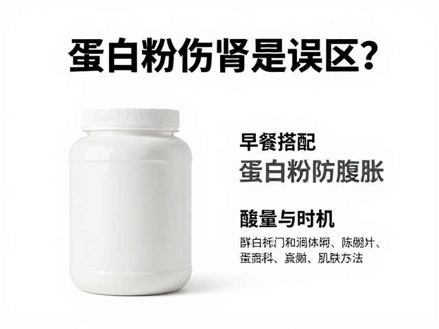 蛋白粉伤肾是误区？早餐搭配蛋白粉防腹胀，科学食用指南