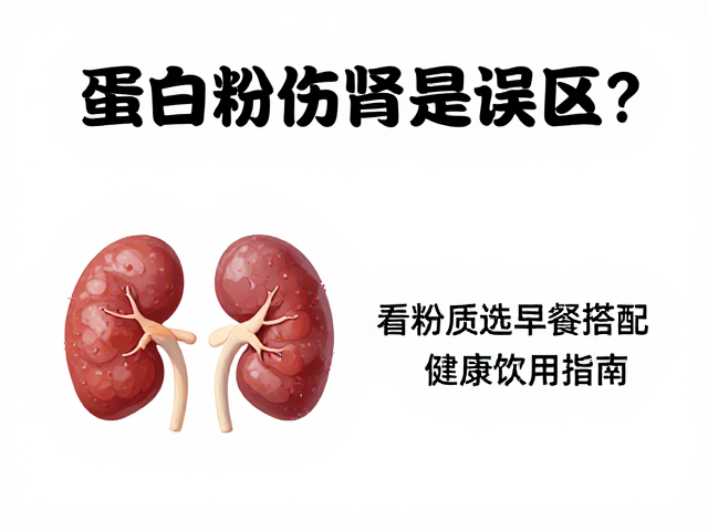 蛋白粉伤肾是误区？看粉质选早餐搭配，健康饮用指南