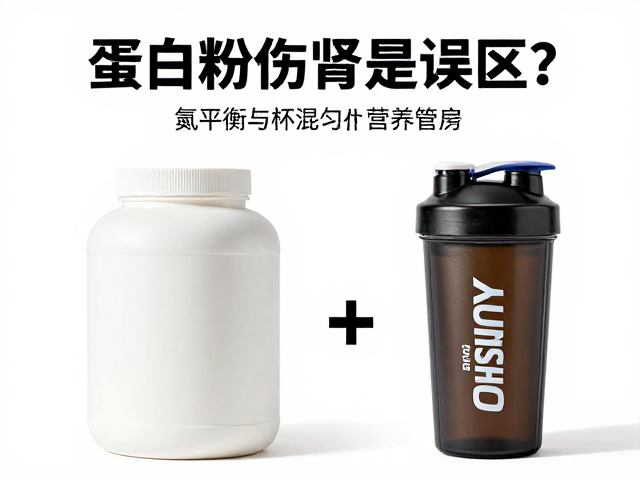 蛋白粉伤肾是误区?结合氮平衡与摇摇杯混匀,科学健身不伤身