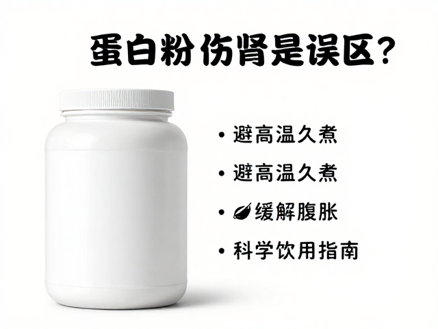 蛋白粉伤肾是误区？避高温久煮，缓解腹胀，科学饮用指南