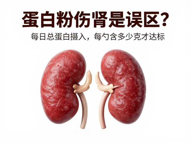 蛋白粉伤肾是误区?关注每日总蛋白摄入,每勺含多少克才达标