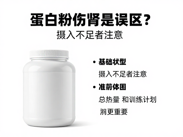 蛋白粉伤肾是误区？摄入不足者注意，总热量和训练计划更重要
