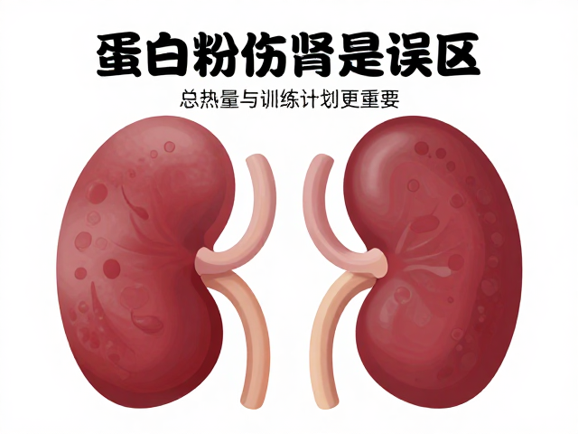 蛋白粉伤肾是误区？总热量与训练计划更重要，勿替代正餐长期使用