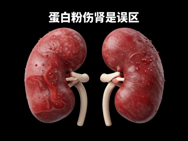 蛋白粉伤肾是误区?总热量与训练计划更重要,勿替代正餐长期使用