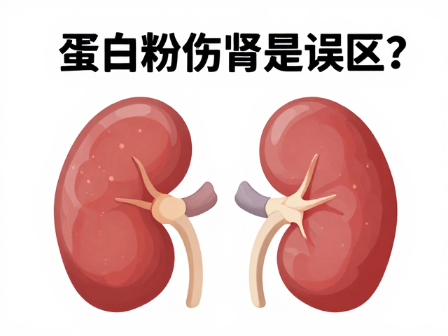 蛋白粉伤肾是误区？搭配牛奶冲泡，合理饮食，科学补充不伤身