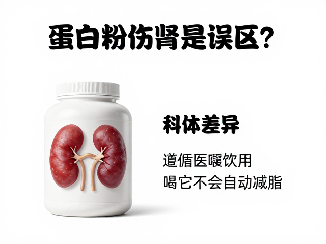 蛋白粉伤肾是误区?遵循医嘱饮用,喝它不会自动减脂