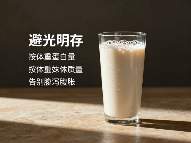 肠胃敏感者怎么喝？避光阴存，按体重算蛋白量，告别腹泻腹胀
