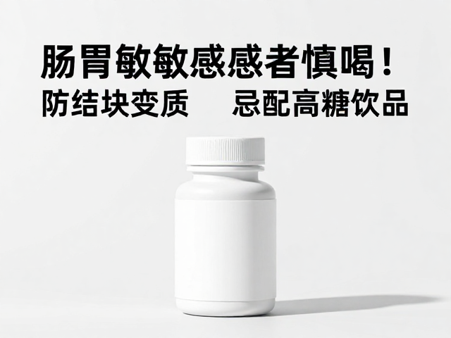 肠胃敏感者慎喝!防结块变质,忌配高糖饮品
