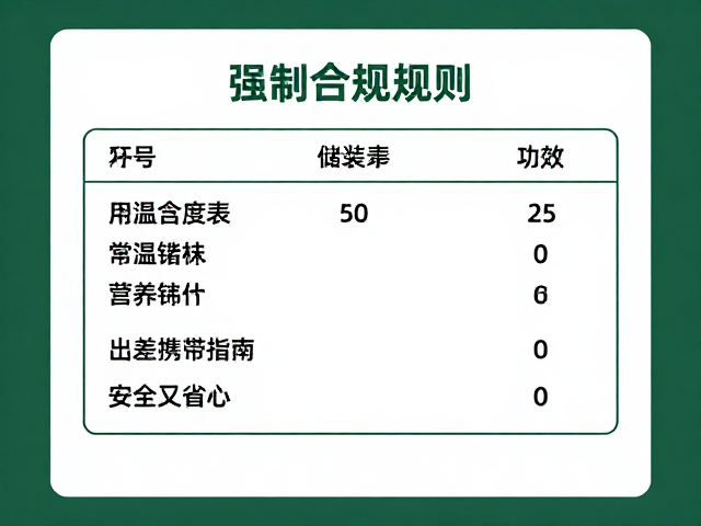 开封后常温怎么存？查营养表，出差携带指南，安全又省心