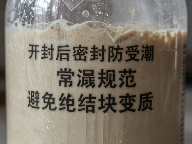 开封后密封防受潮,常温储存规范,避免结块变质