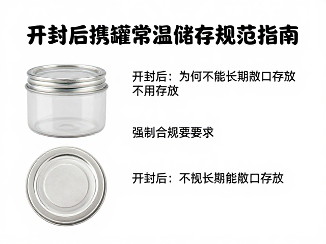 开封后不能长期敞口？旅行便携罐常温储存规范指南
