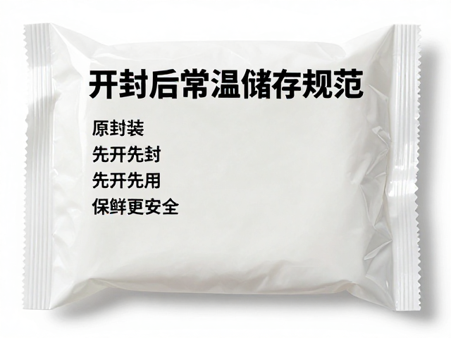 开封后常温储存规范，原包装密封，先开先用，保鲜更安全