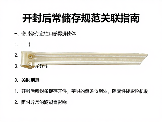 开封后常温储存规范,密封条完整性与口感异常关联指南