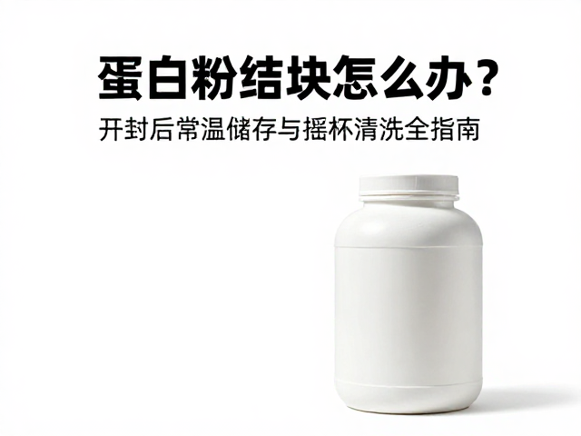 蛋白粉结块怎么办?开封后常温储存与摇杯清洗全指南
