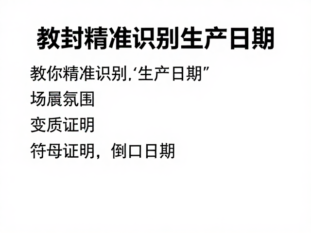 开封后避光常温储存规范，教你精准识别生产日期