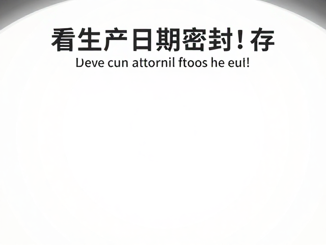 开封后怎么存？看生产日期密封保存，常温防潮更保鲜