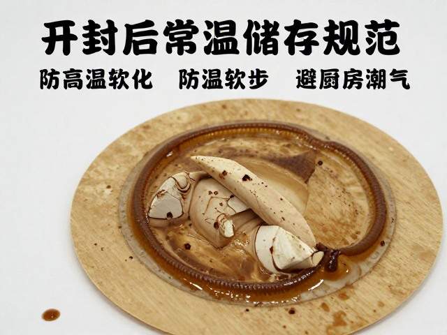 开封后常温储存规范，防高温软化，避厨房潮气