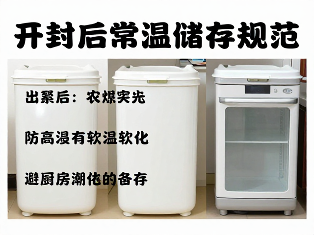 开封后常温储存规范,防高温软化,避厨房潮气