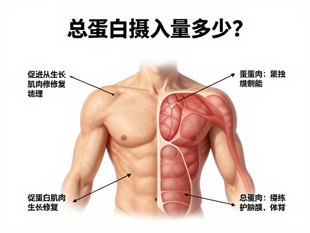 总蛋白摄入量多少？解析促进肌肉修复与生长辅助原理