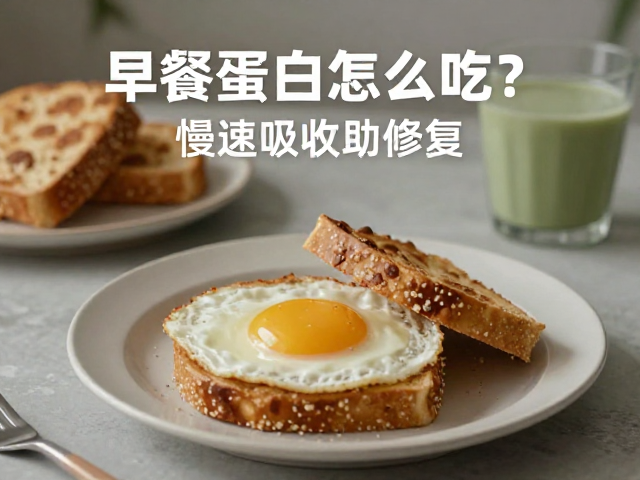 早餐蛋白怎么吃?慢速吸收助修复,快速补充促生长