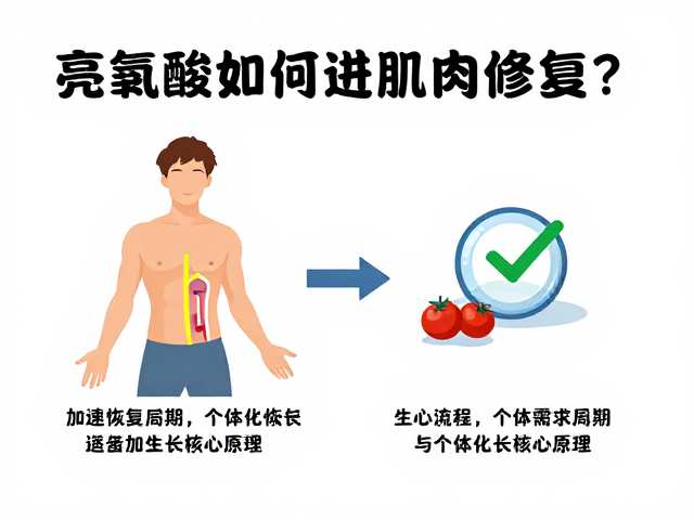 亮氨酸如何促进肌肉修复？加速恢复周期与生长核心原理