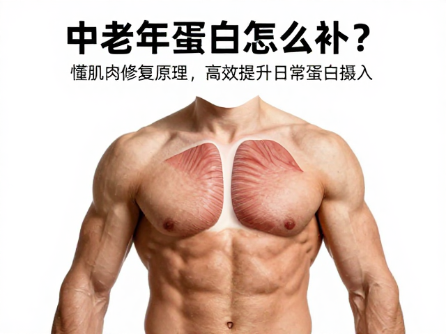 中老年蛋白怎么补？懂肌肉修复原理，高效提升日常蛋白摄入