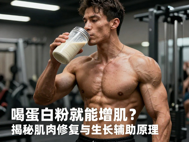 力量训练后喝蛋白粉就能增肌?揭秘肌肉修复与生长辅助原理