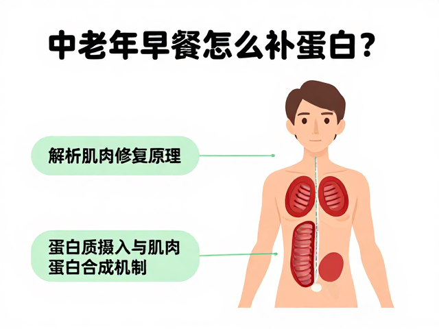 中老年早餐怎么补蛋白？解析肌肉修复原理，助力骨骼强健