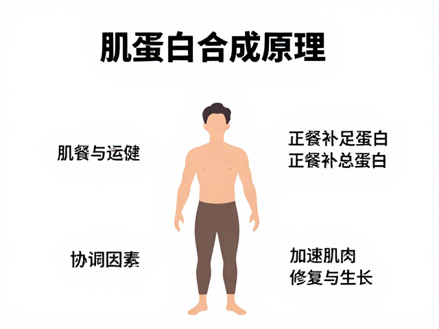 肌蛋白合成原理,正餐补足总蛋白,加速肌肉修复与生长