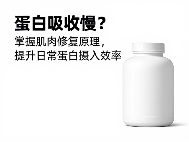 蛋白吸收慢？掌握肌肉修复原理，提升日常蛋白摄入效率