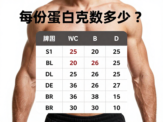 力量训练者每份蛋白克数多少？解析肌肉修复与生长辅助原理